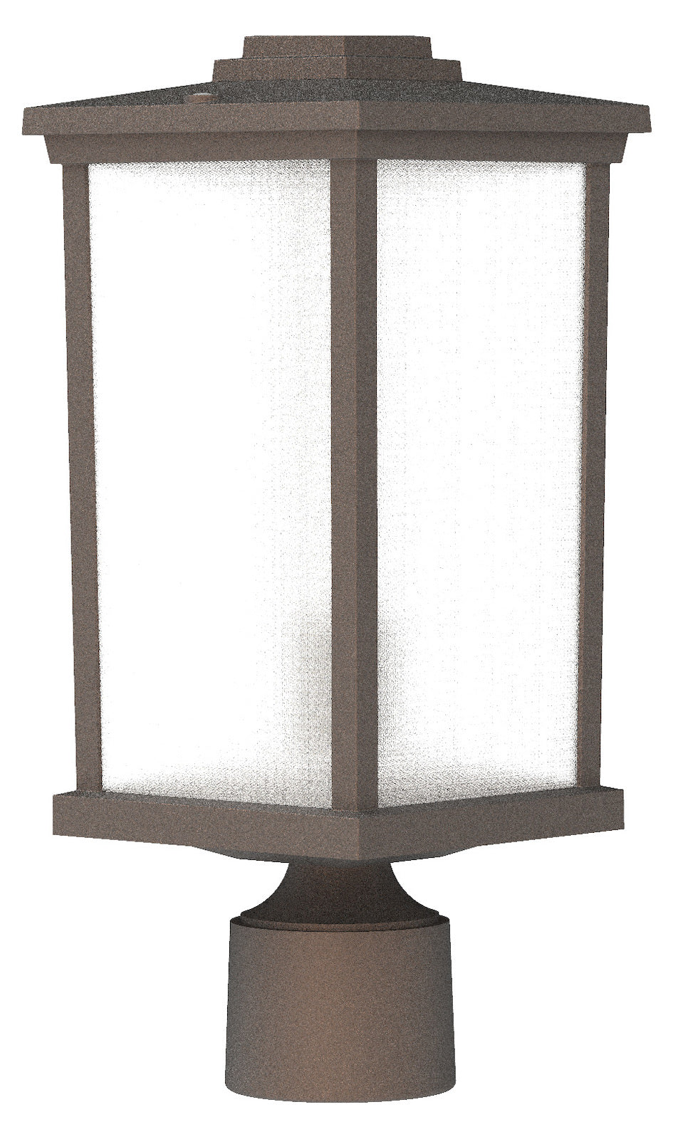 Resilience 1 Light Outdoor Post Mount in Bronze by Craftmade
