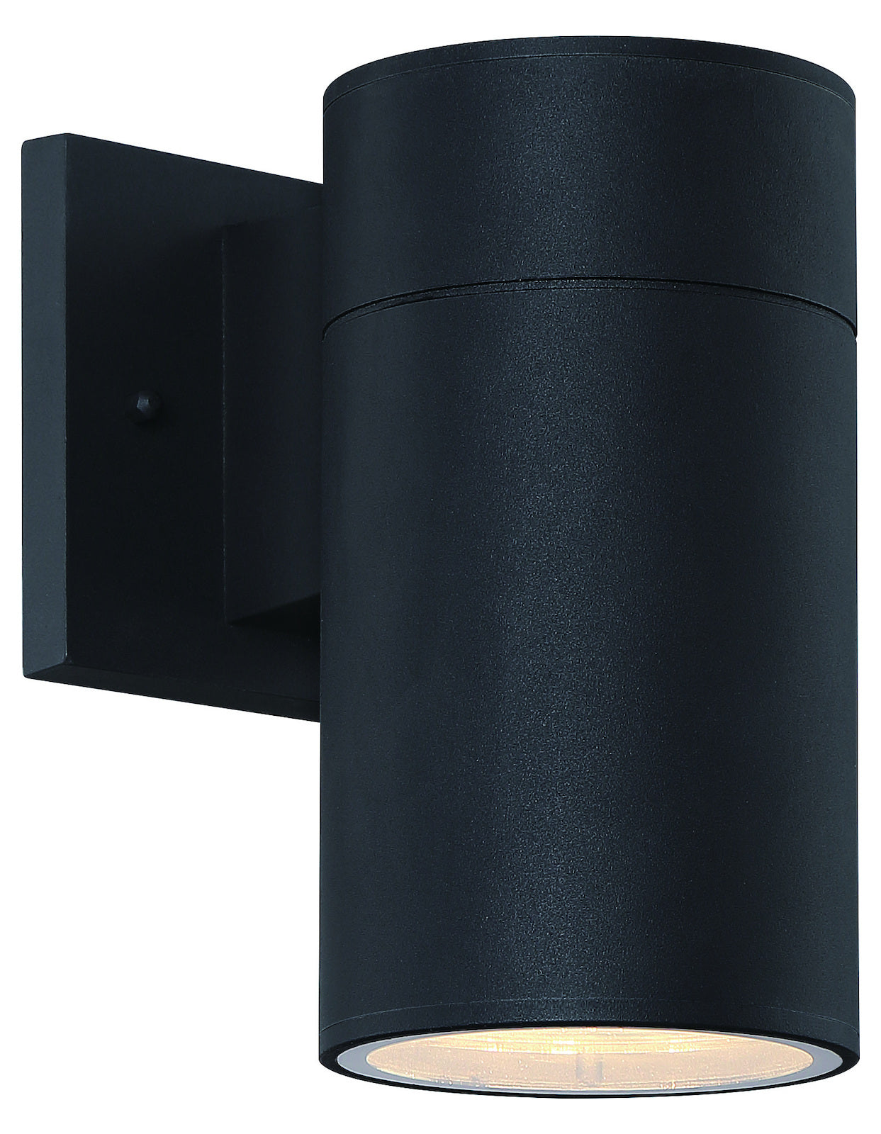 1 Light Outdoor LED Wall Mount in Textured Black by Craftmade