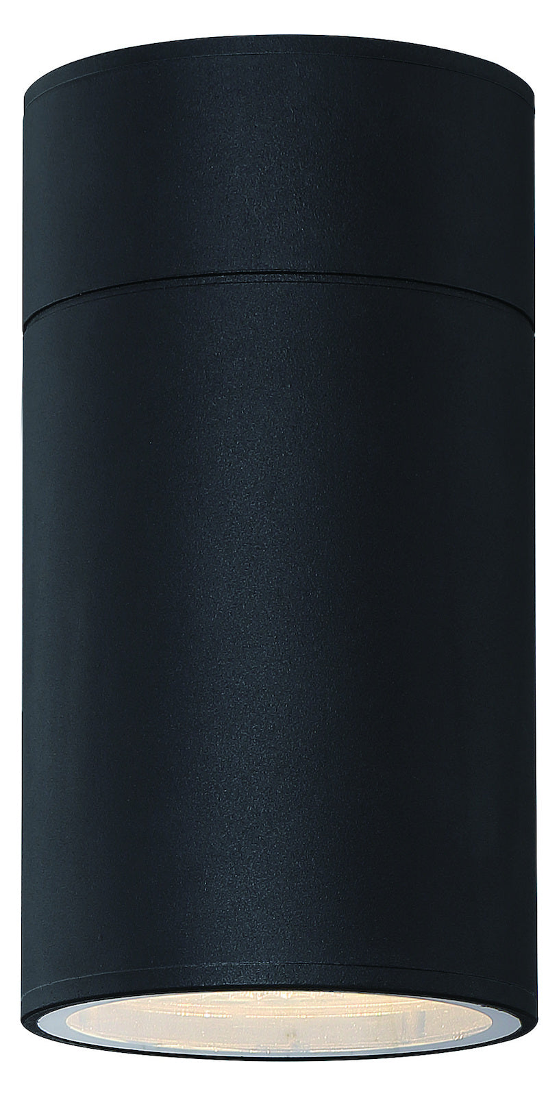 1 Light Outdoor LED Wall Mount in Textured Black