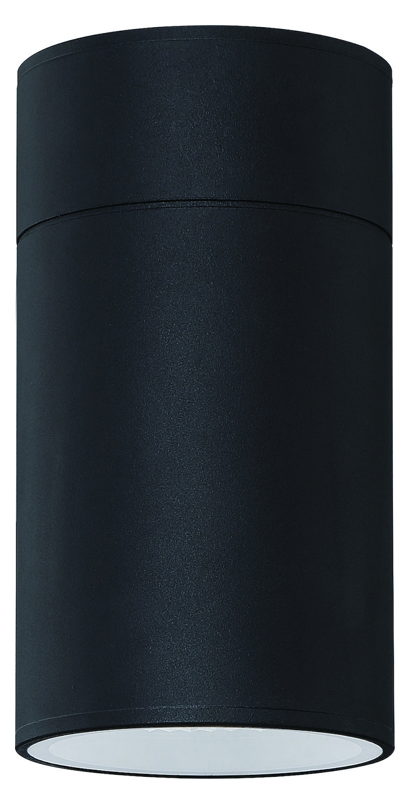 1 Light Outdoor LED Wall Mount in Textured Black