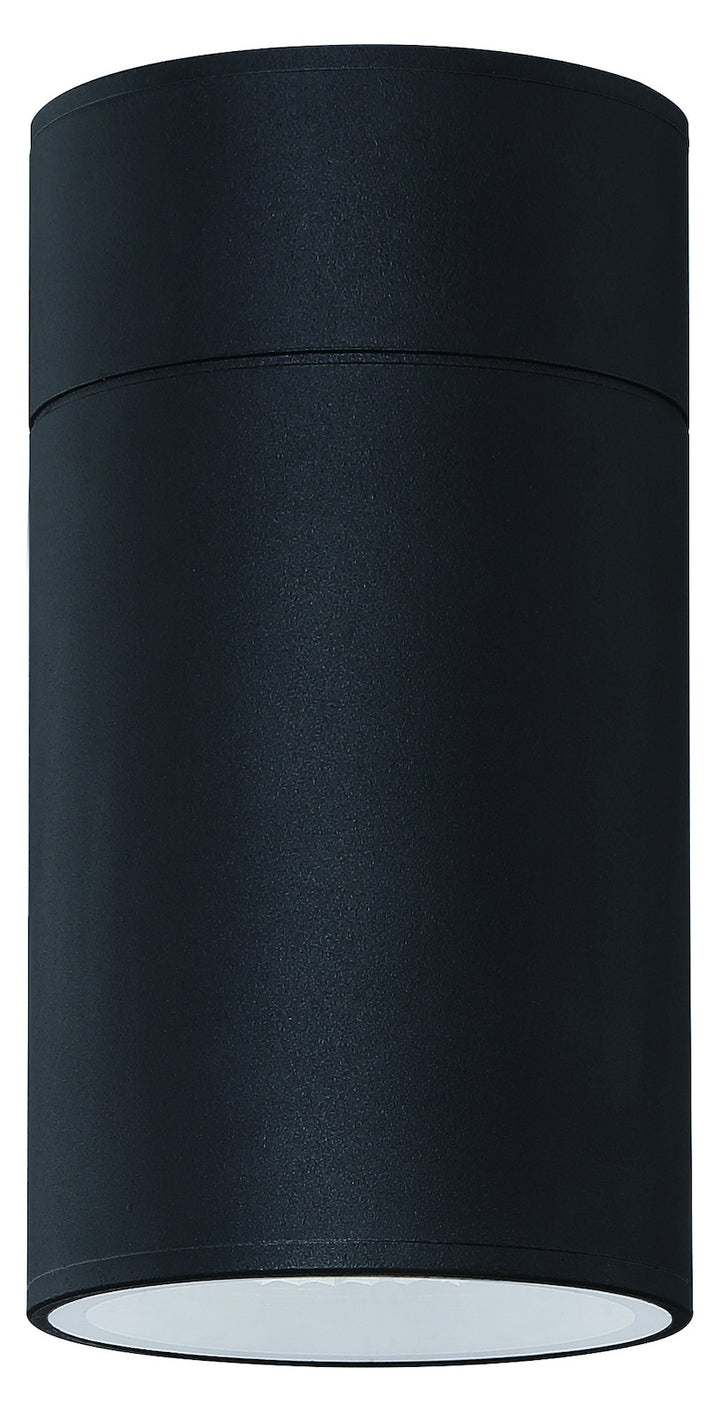 1 Light Outdoor LED Wall Mount in Textured Black