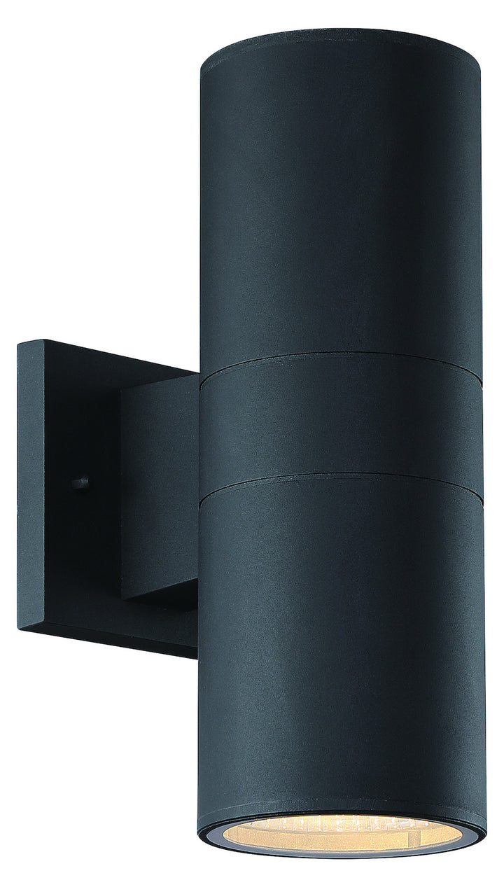 1 Light Up/Down Outdoor LED Wall Mount in Textured Black by Craftmade