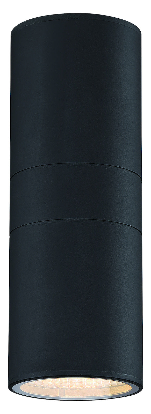 1 Light Up/Down Outdoor LED Wall Mount in Textured Black