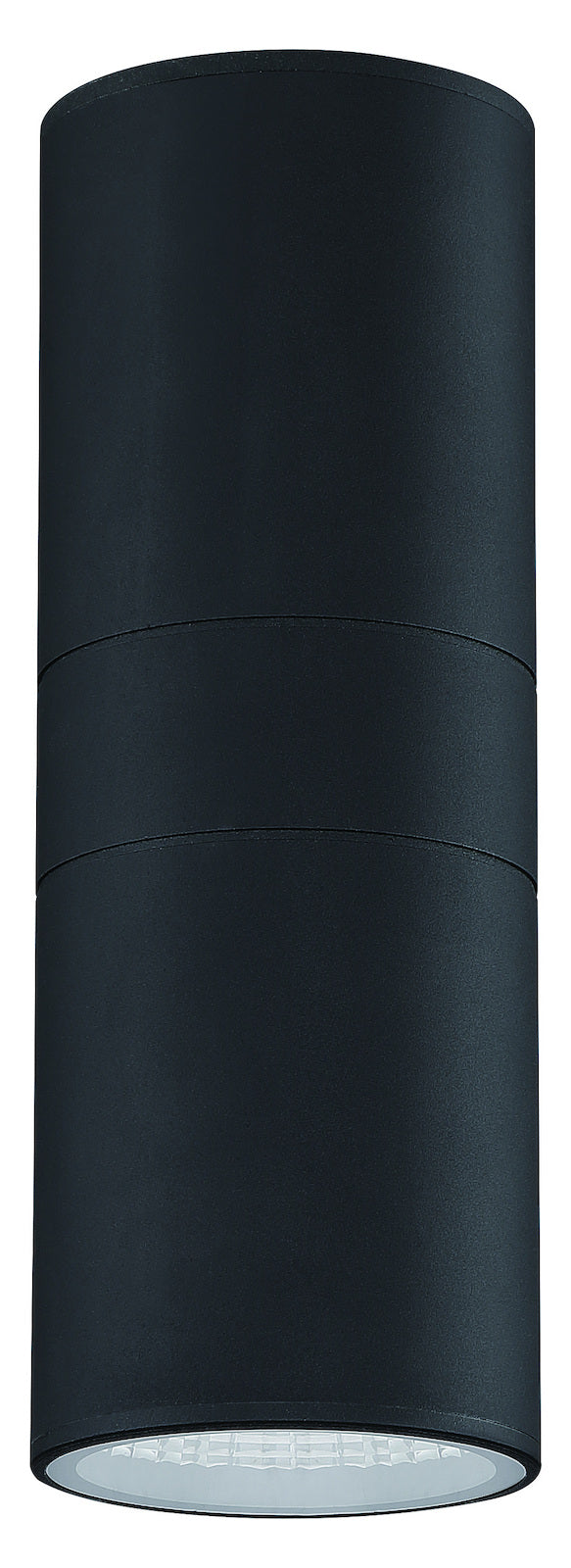 1 Light Up/Down Outdoor LED Wall Mount in Textured Black