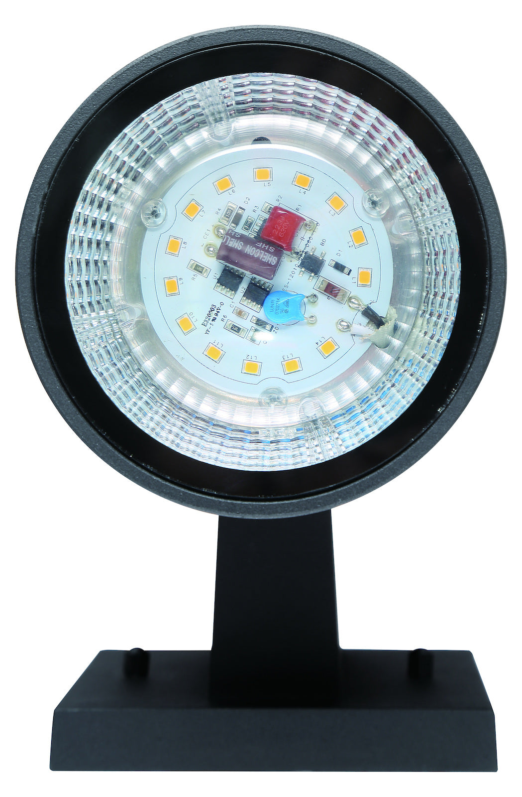 1 Light Up/Down Outdoor LED Wall Mount in Textured Black