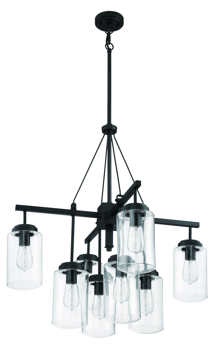 8 Light Outdoor Chandelier Espresso