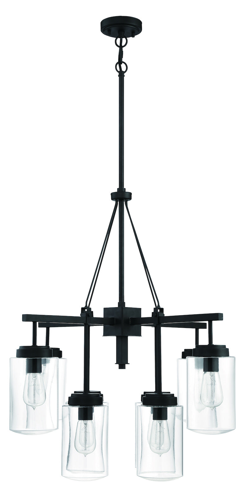 8 Light Outdoor Chandelier Espresso