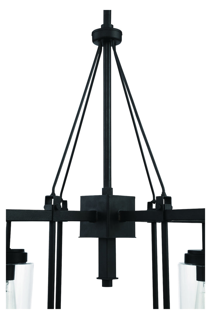 8 Light Outdoor Chandelier Espresso