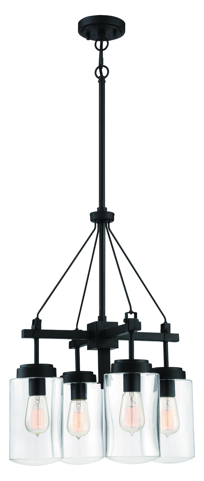 4 Light Outdoor Chandelier Espresso by Craftmade