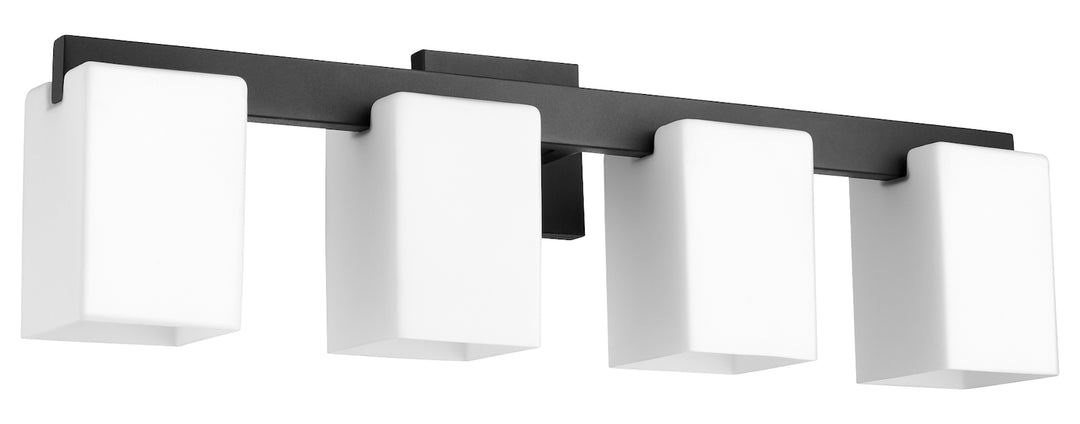 4 Lights Noir Vanitity by Quorum