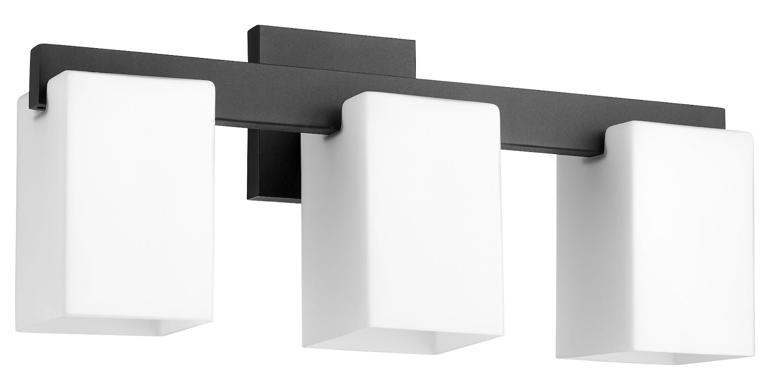3 Lights Noir Vanitity by Quorum