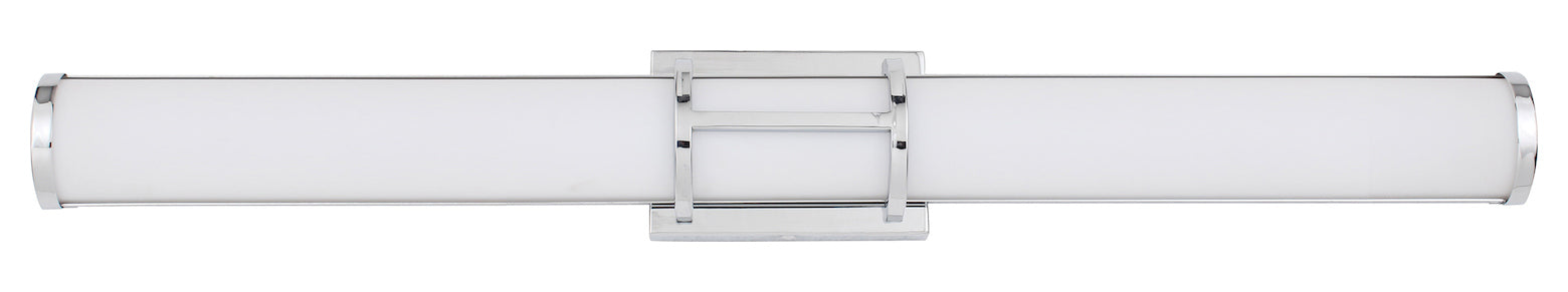 1 Light Led Vanity Light W/ Chrome Finish And Acrylic Shade by Eglo