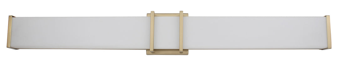 1 Light Led Vanity Light W/ Brushed Gold Finish And Acrylic Shade by Eglo