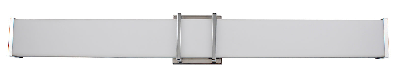 1 Light Led Vanity Light W/ Chrome Finish And Acrylic Shade by Eglo
