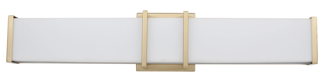 1 Light Led Vanity Light W/ Brushed Gold Finish And Acrylic Shade by Eglo