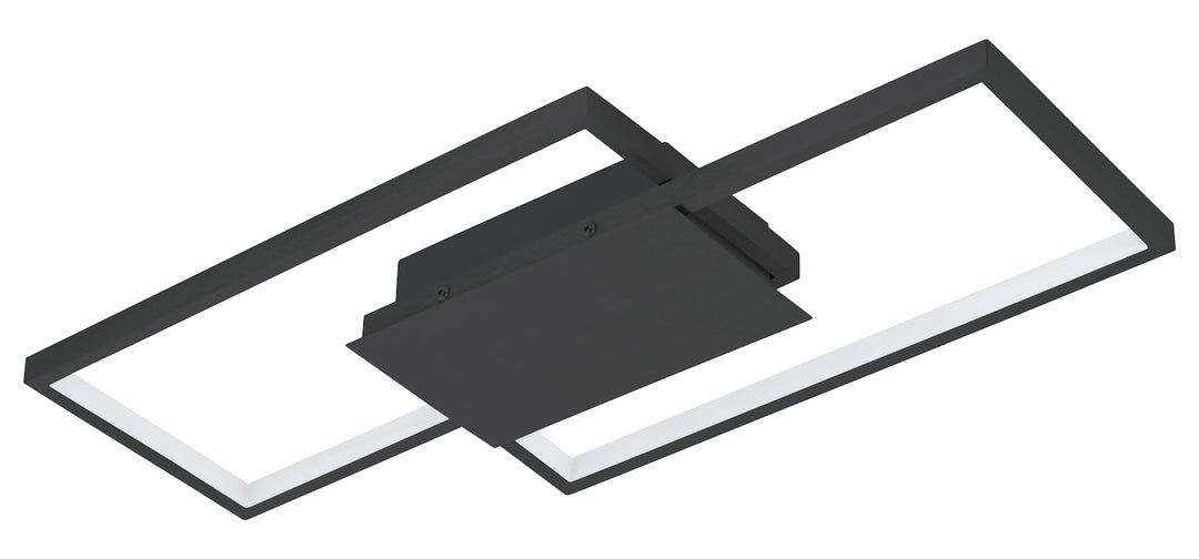Led Ceiling Wall Light W/ Matte Black Finish by Eglo
