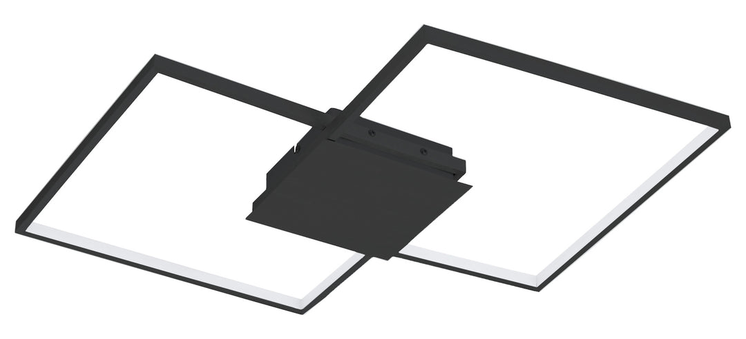 Led Ceiling Wall Light W/ Matte Black Finish by Eglo