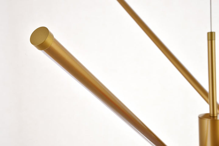 3 Light Gold Pendant