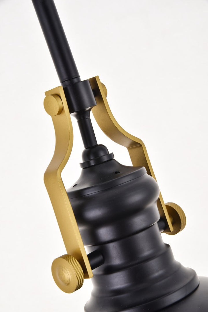 1 Light Matte Black Pendant