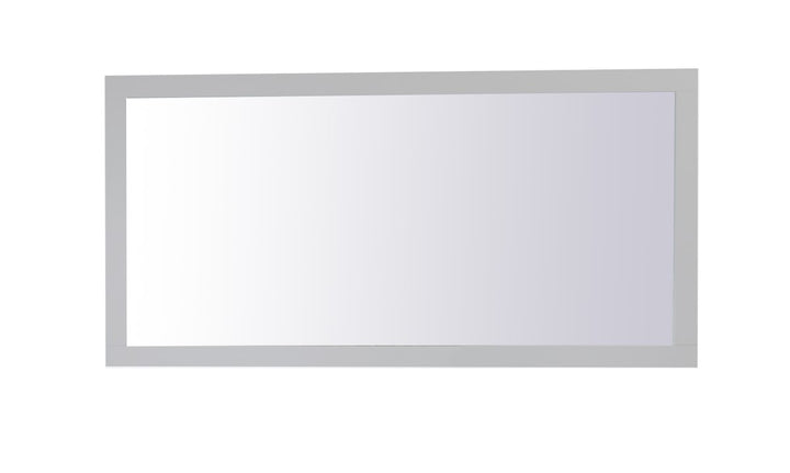 Rectangle Vanity Mirror 72 Inch In Grey by Elegant Decor
