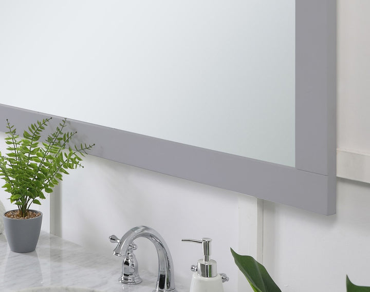 Rectangle Vanity Mirror 72 Inch In Grey