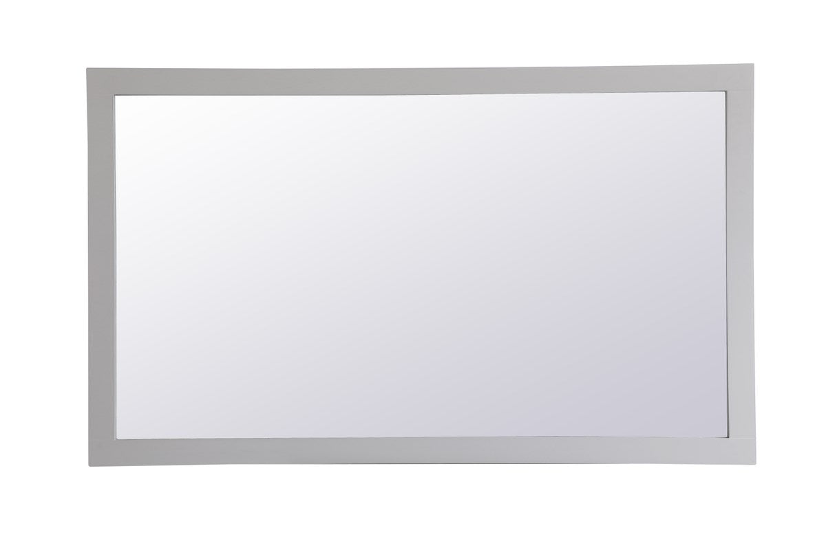 Rectangle Vanity Mirror 60 Inch In Grey by Elegant Decor