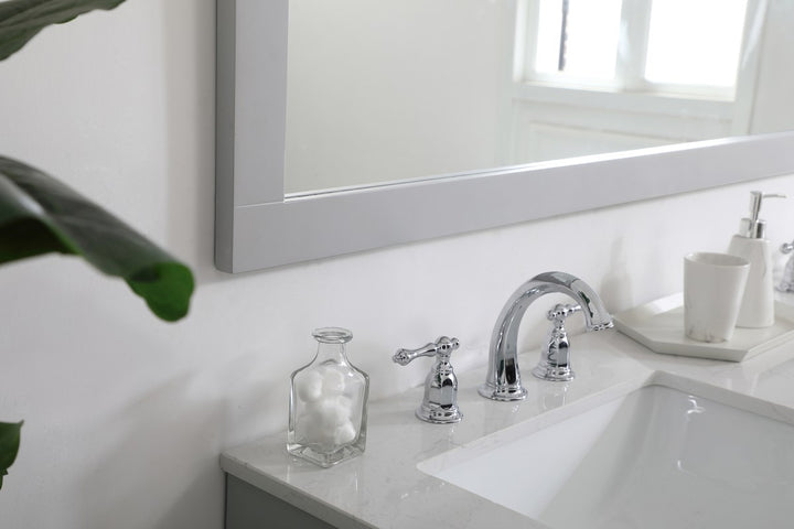 Rectangle Vanity Mirror 60 Inch In Grey