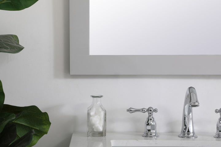 Rectangle Vanity Mirror 60 Inch In Grey
