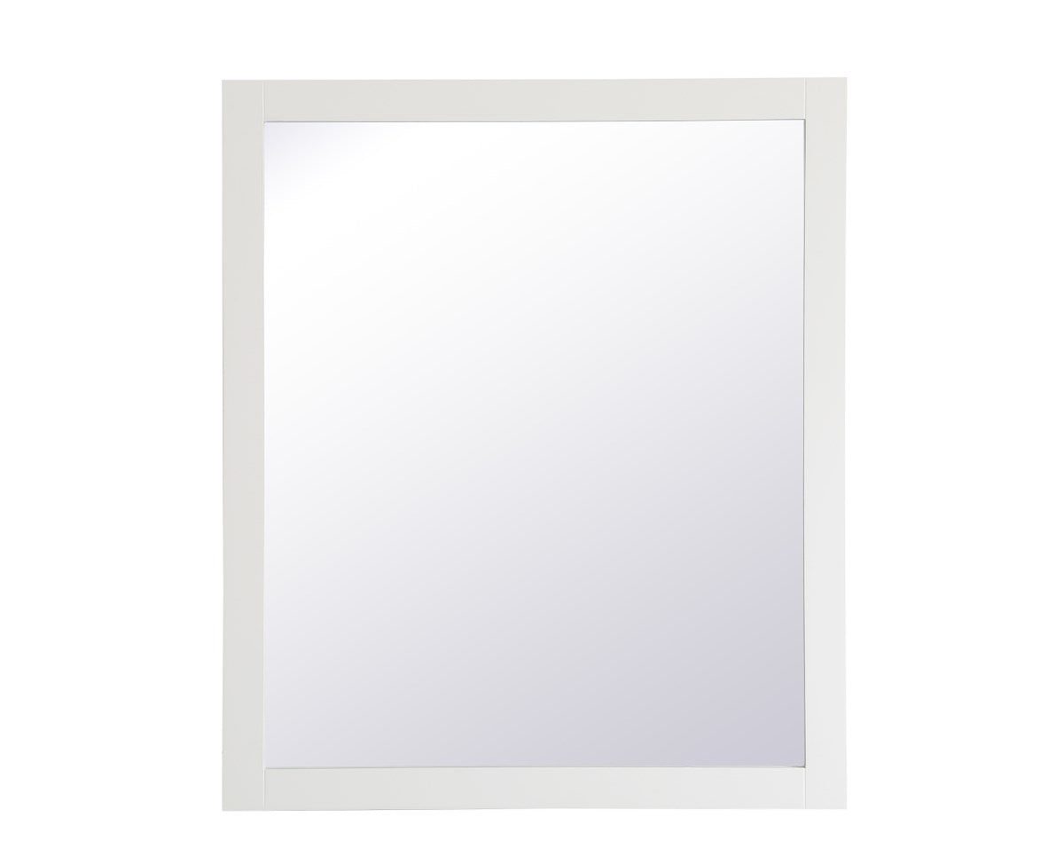 Rectangle Vanity Mirror 42 Inch In White