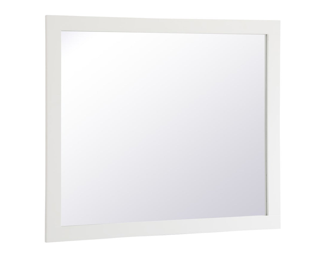 Rectangle Vanity Mirror 42 Inch In White