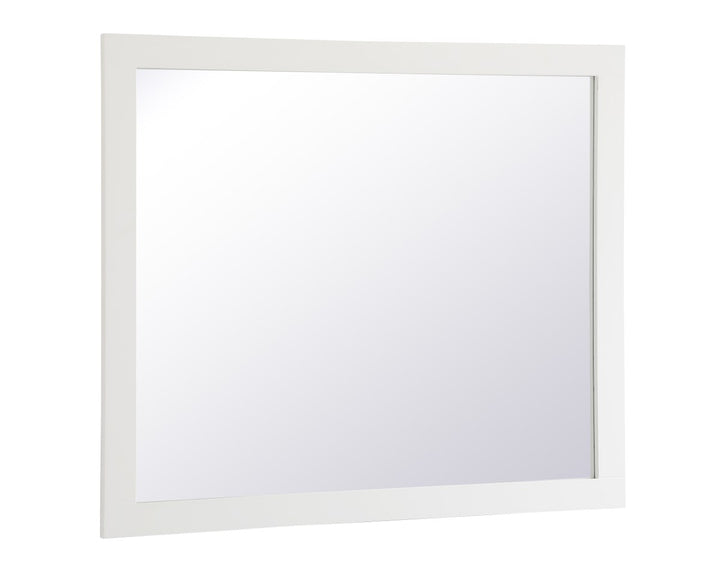Rectangle Vanity Mirror 42 Inch In White