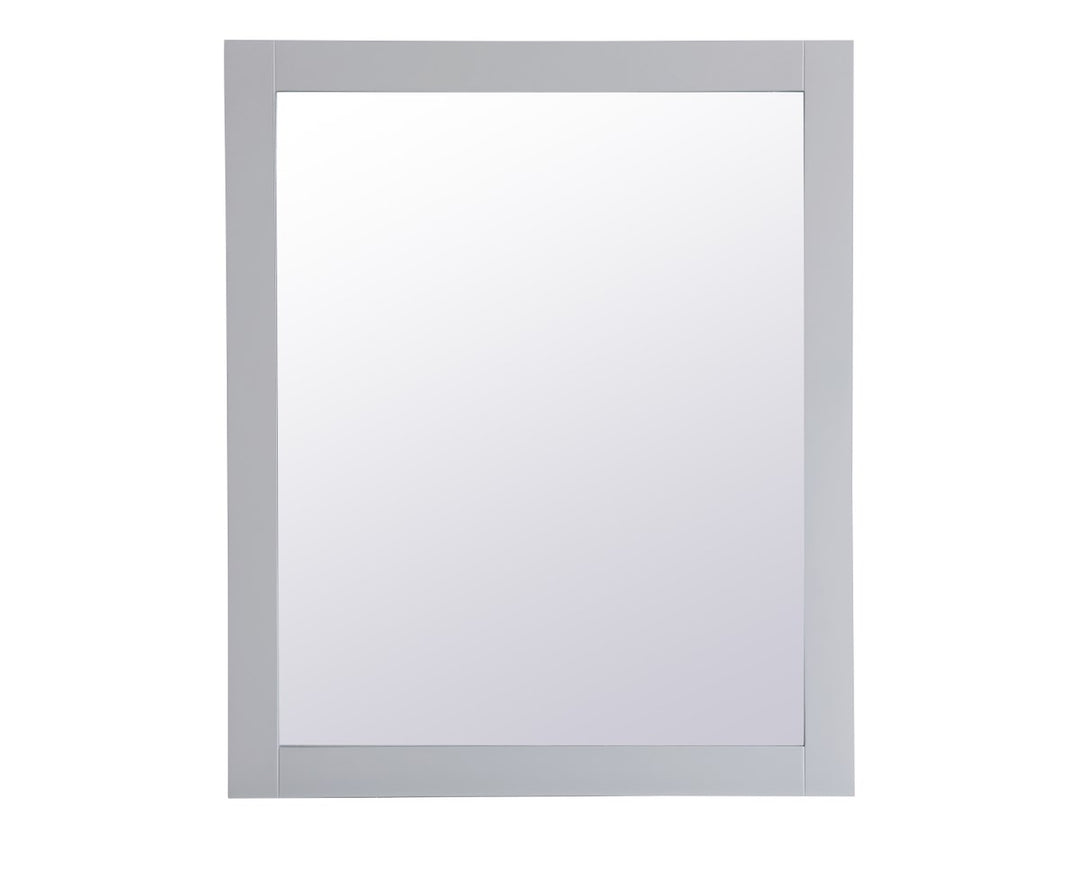 Rectangle Vanity Mirror 30 Inch In Grey by Elegant Decor