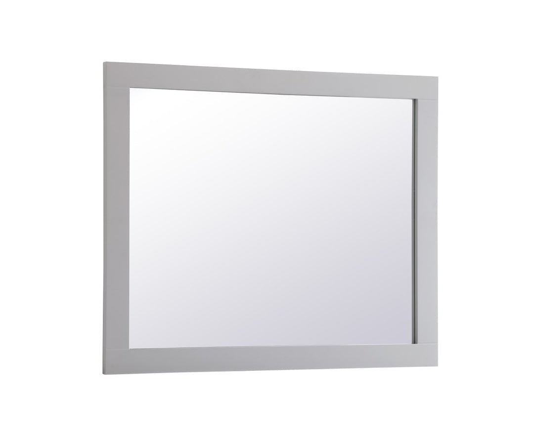 Rectangle Vanity Mirror 30 Inch In Grey