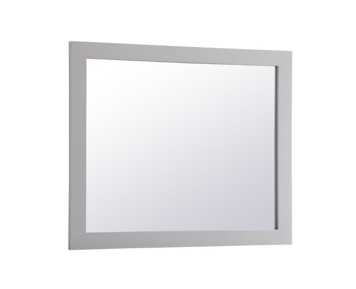 Rectangle Vanity Mirror 30 Inch In Grey