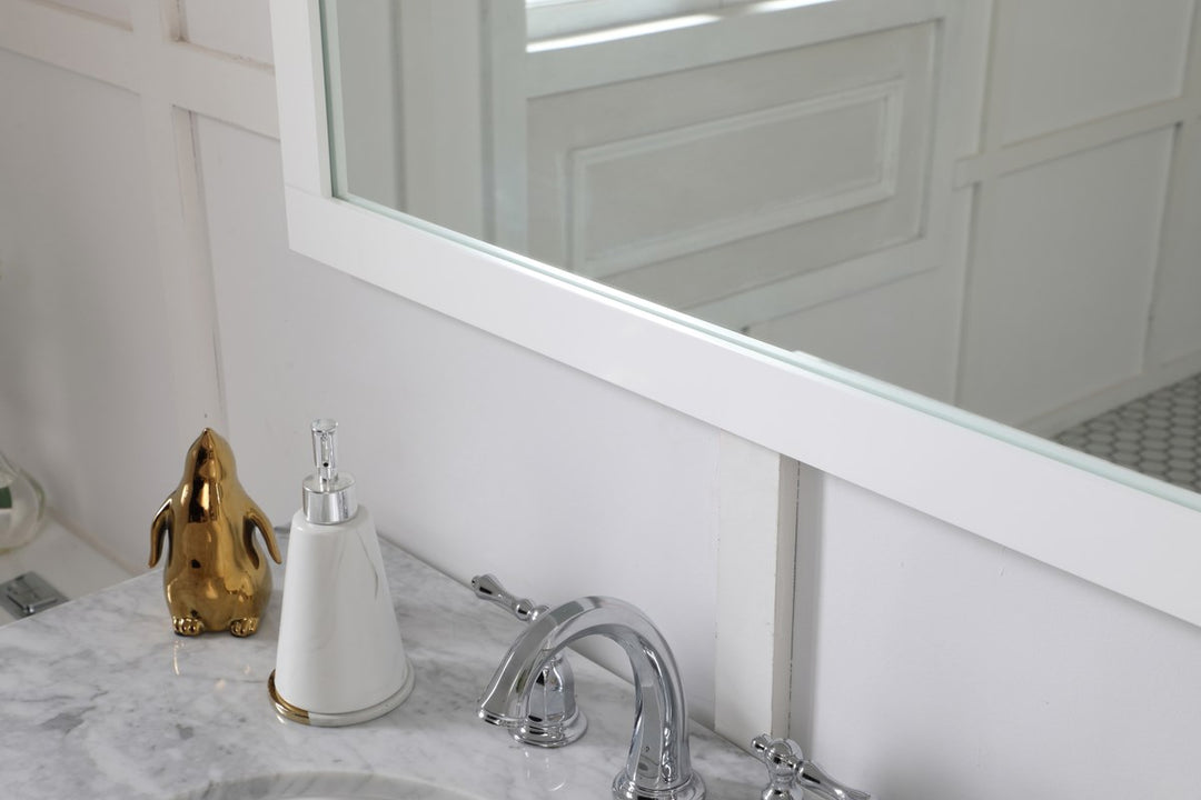 Rectangle Vanity Mirror 24 Inch In White