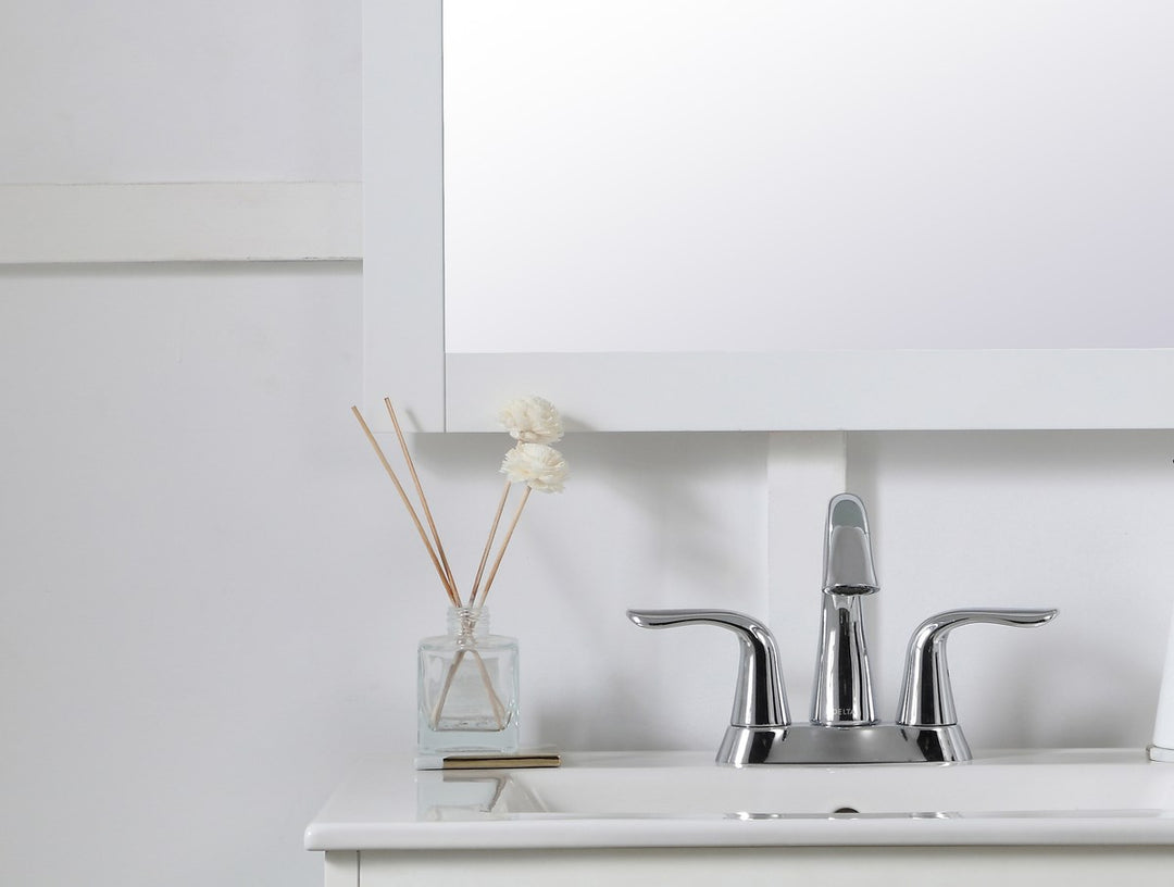 Rectangle Vanity Mirror 24 Inch In White