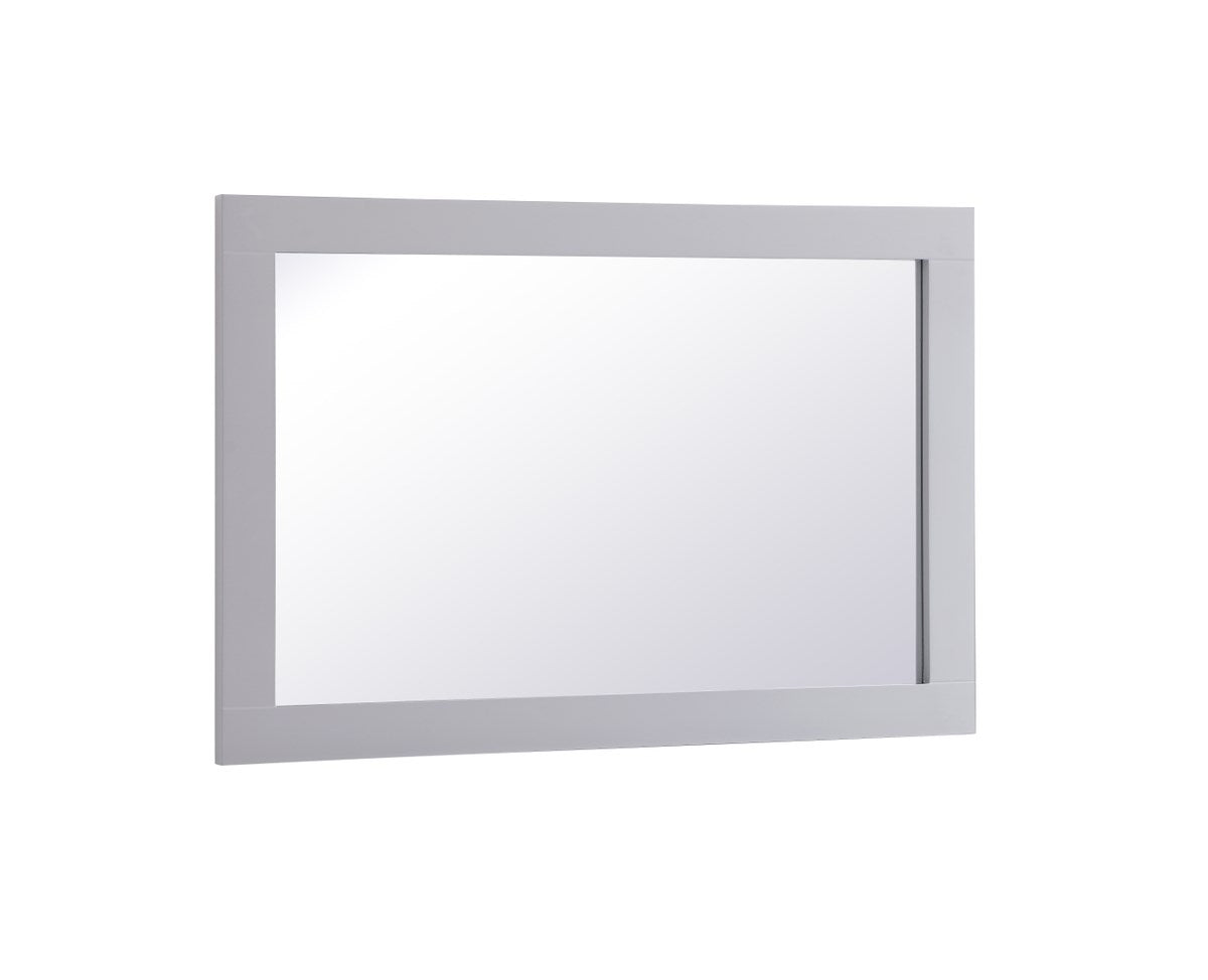 Rectangle Vanity Mirror 24 Inch In Grey