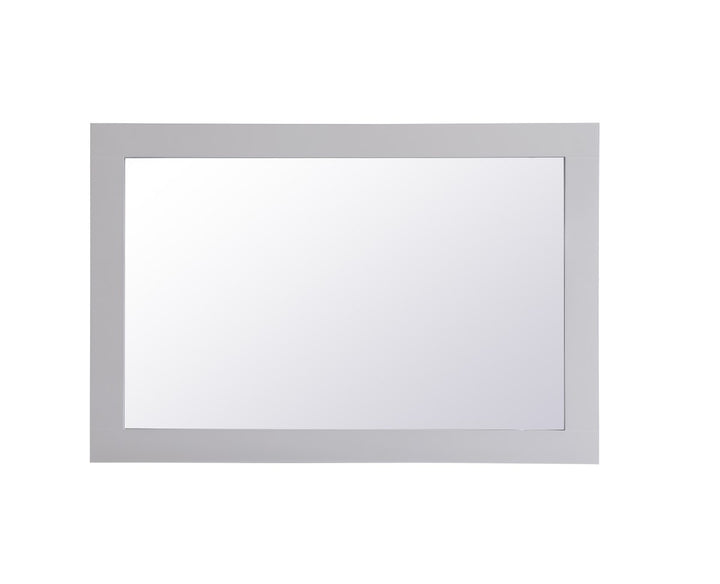 Rectangle Vanity Mirror 24 Inch In Grey