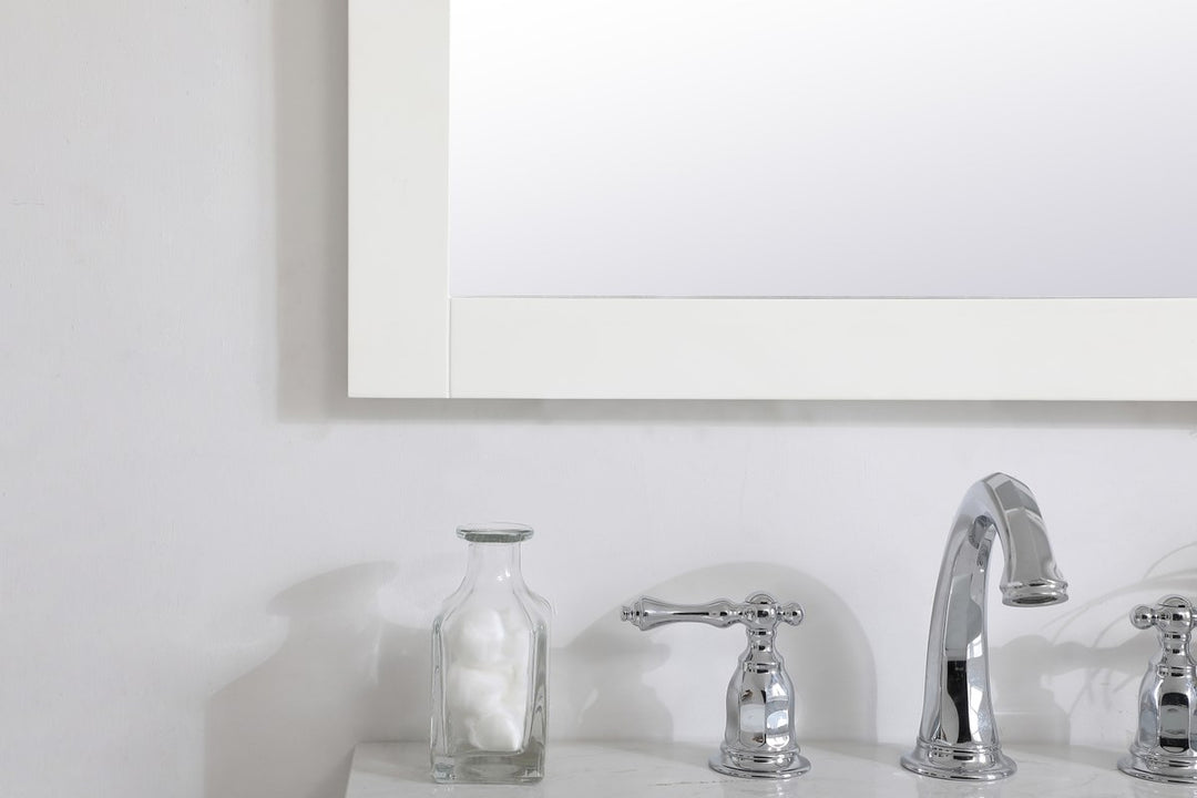 Rectangle Vanity Mirror 24 Inch In White