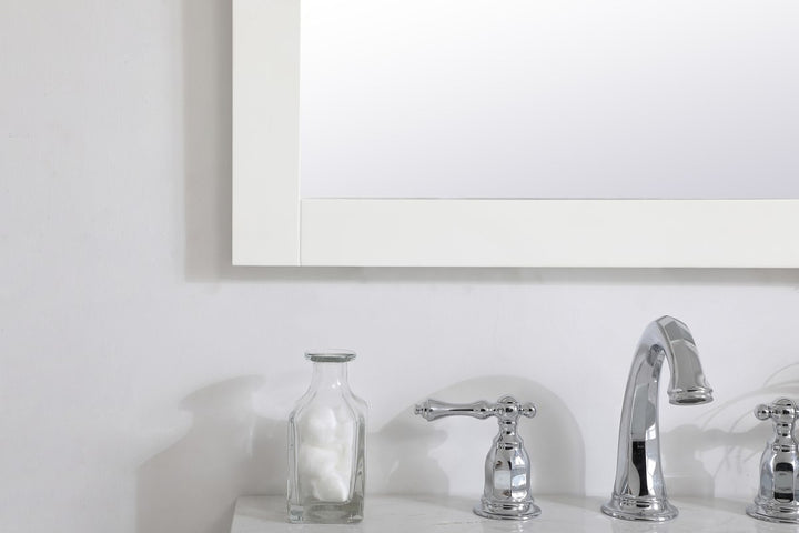 Rectangle Vanity Mirror 24 Inch In White