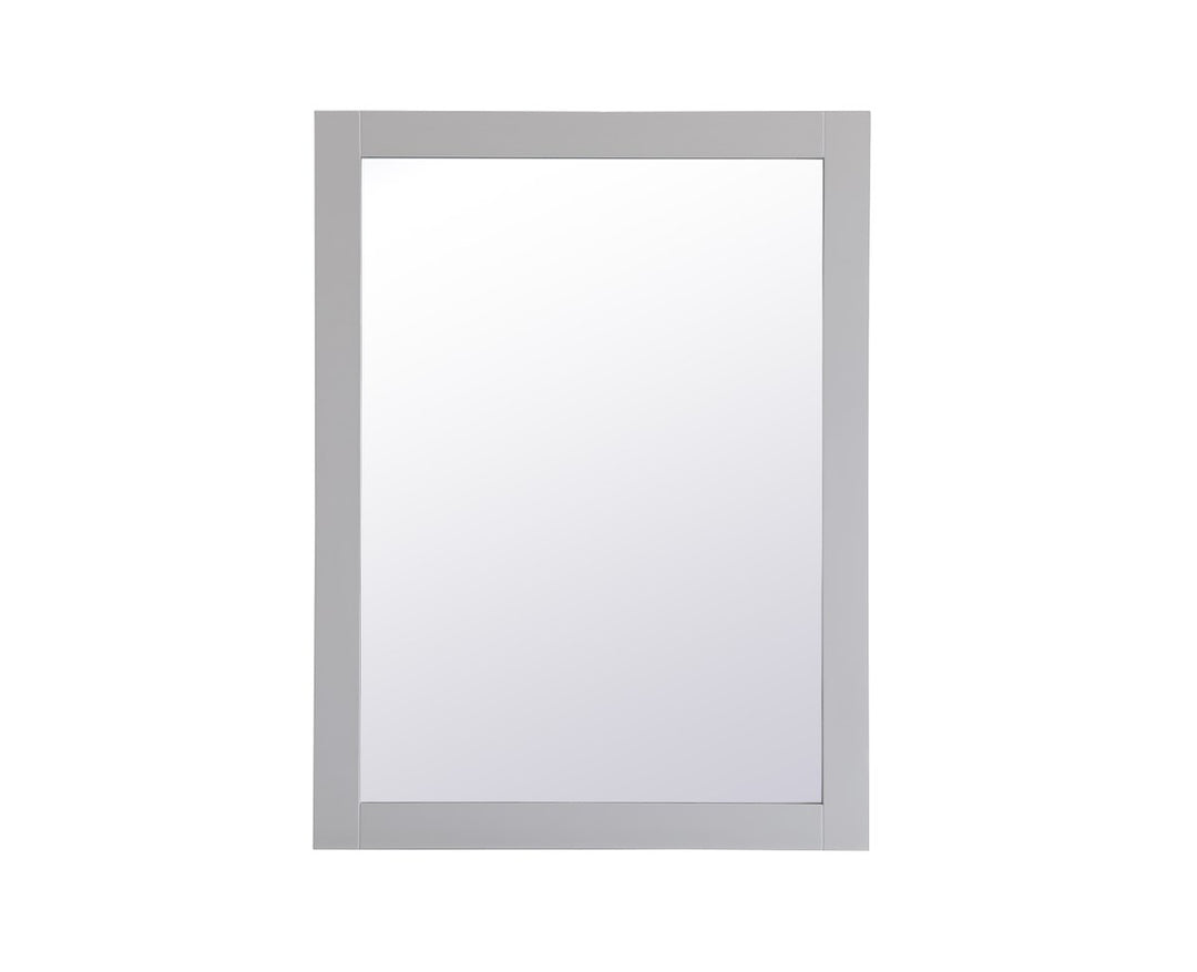 Rectangle Vanity Mirror 24 Inch In Grey by Elegant Decor