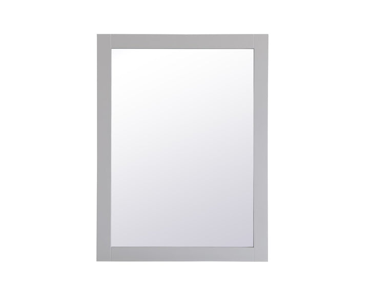 Rectangle Vanity Mirror 24 Inch In Grey by Elegant Decor