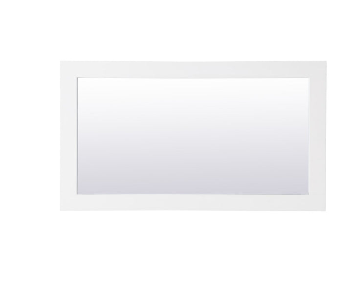 Rectangle Vanity Mirror 18 Inch In White