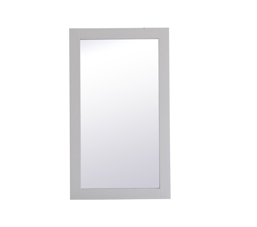 Rectangle Vanity Mirror 18 Inch In Grey by Elegant Decor