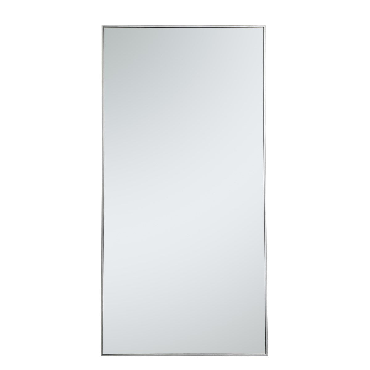 Metal Frame Rectangle Mirror 36 Inch In Silver by Elegant Decor