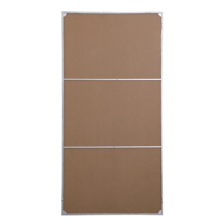Metal Frame Rectangle Mirror 36 Inch In Silver