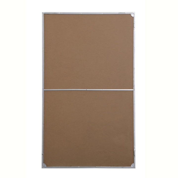 Metal Frame Rectangle Mirror 36 Inch In Silver