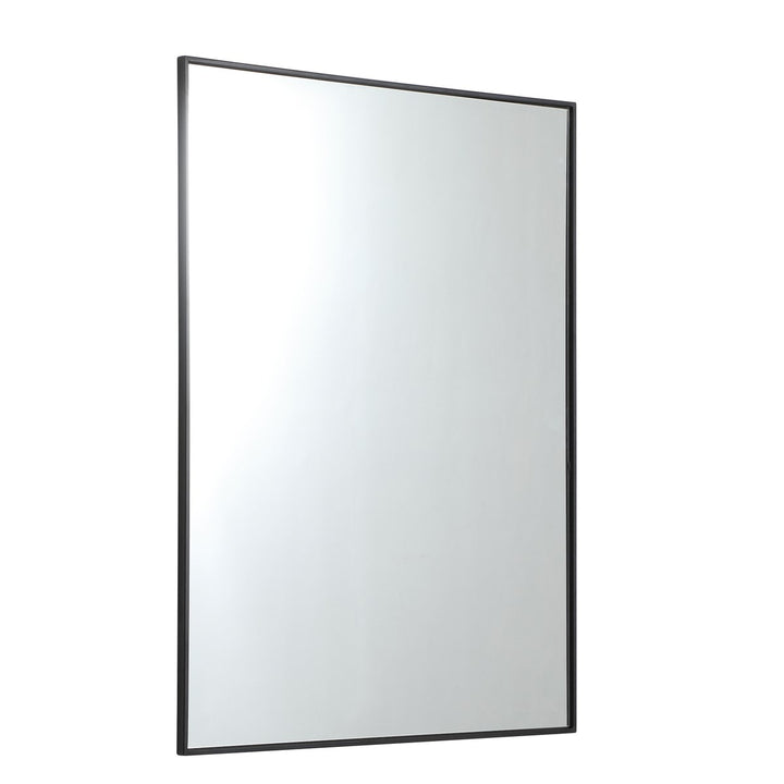 Metal Frame Rectangle Mirror 36 Inch In Black