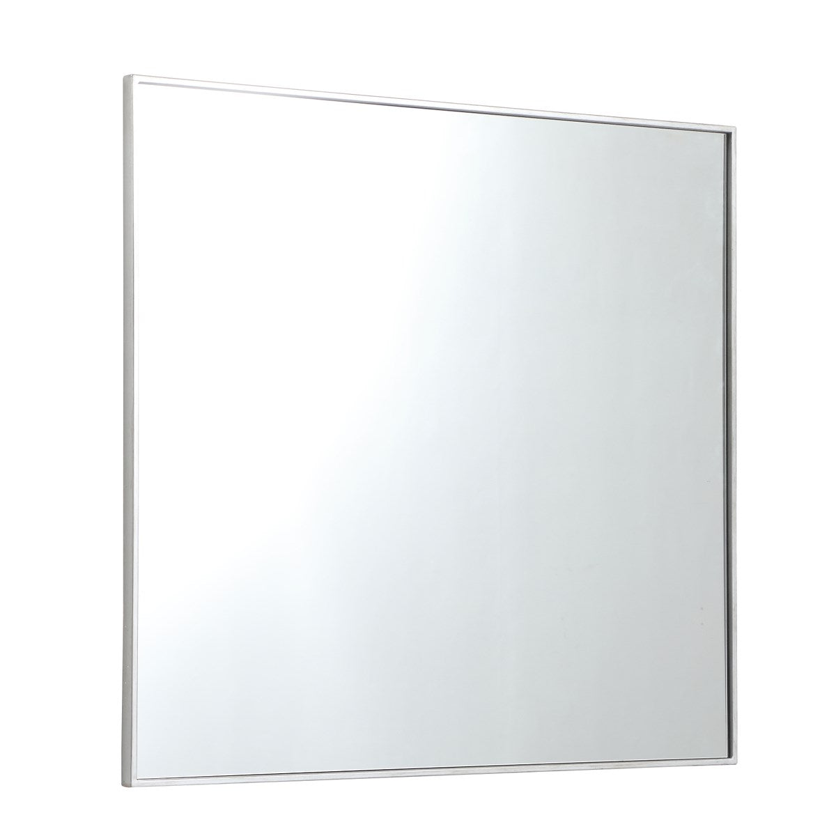 Metal Frame Rectangle Mirror 36 Inch In Silver