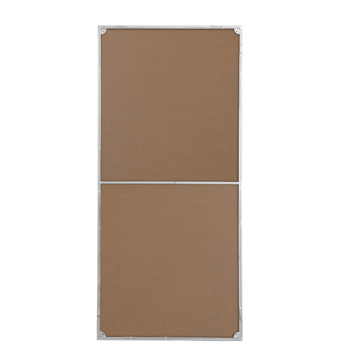 Metal Frame Rectangle Mirror 30 Inch In Silver